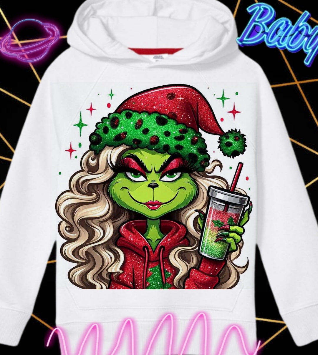 Christmas Girl Grouch Sublimation/DTF Images Bundle