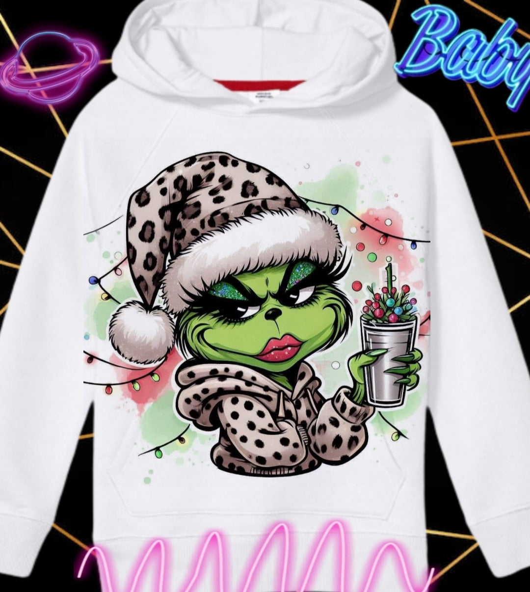 Christmas Girl Grouch Sublimation/DTF Images Bundle