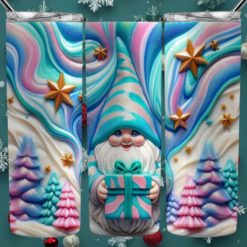 Christmas Gnomes Sublimation 20oz Images Bundle