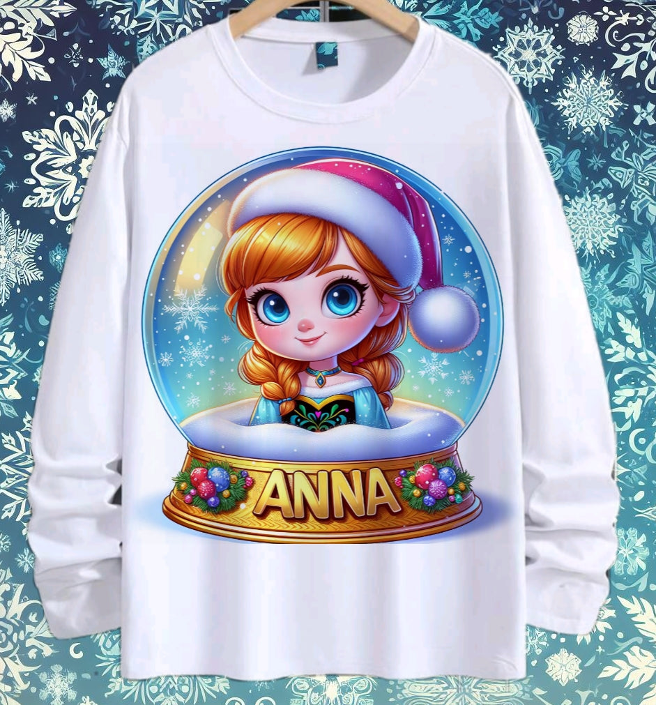 Snoglobe Princess Christmas Sublimation/DTF T-Shirt Bundle