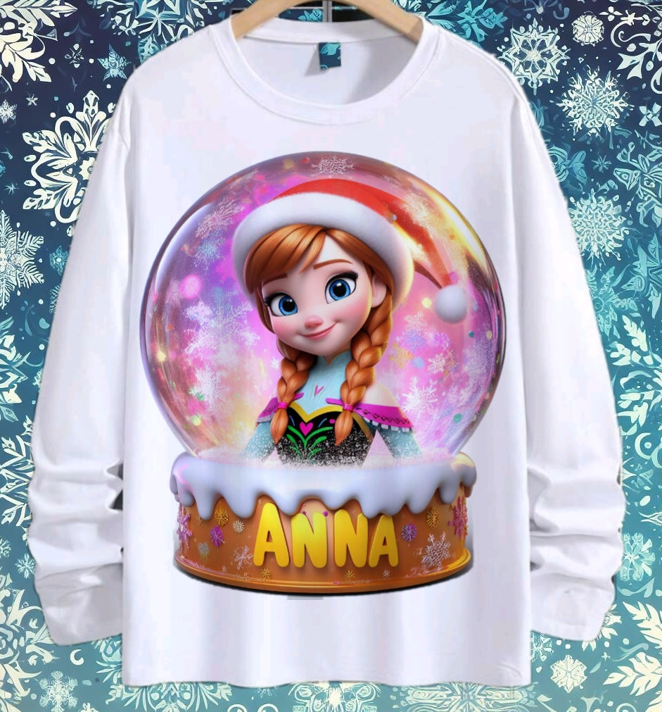 Snoglobe Princess Christmas Sublimation/DTF T-Shirt Bundle