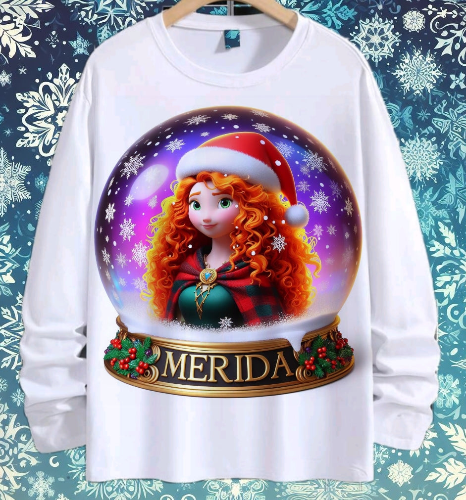 Snoglobe Princess Christmas Sublimation/DTF T-Shirt Bundle