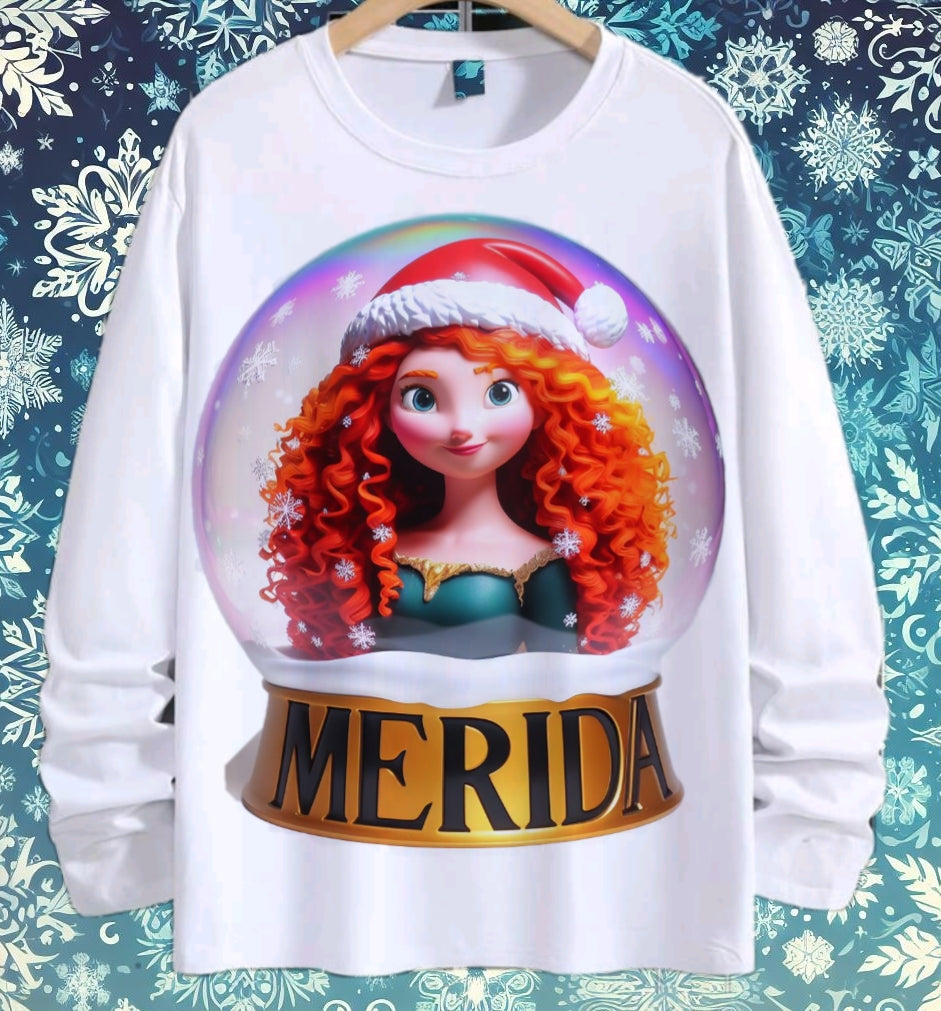 Snoglobe Princess Christmas Sublimation/DTF T-Shirt Bundle