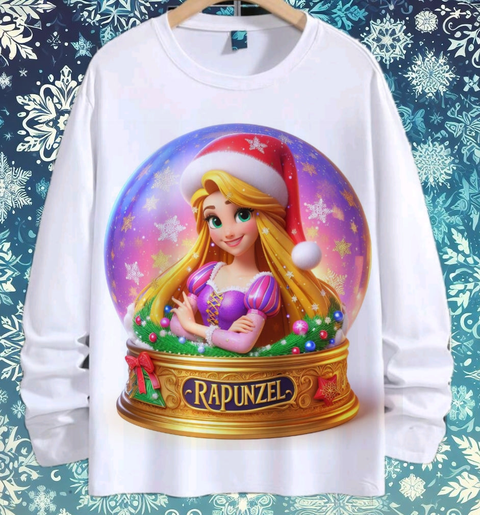 Snoglobe Princess Christmas Sublimation/DTF T-Shirt Bundle