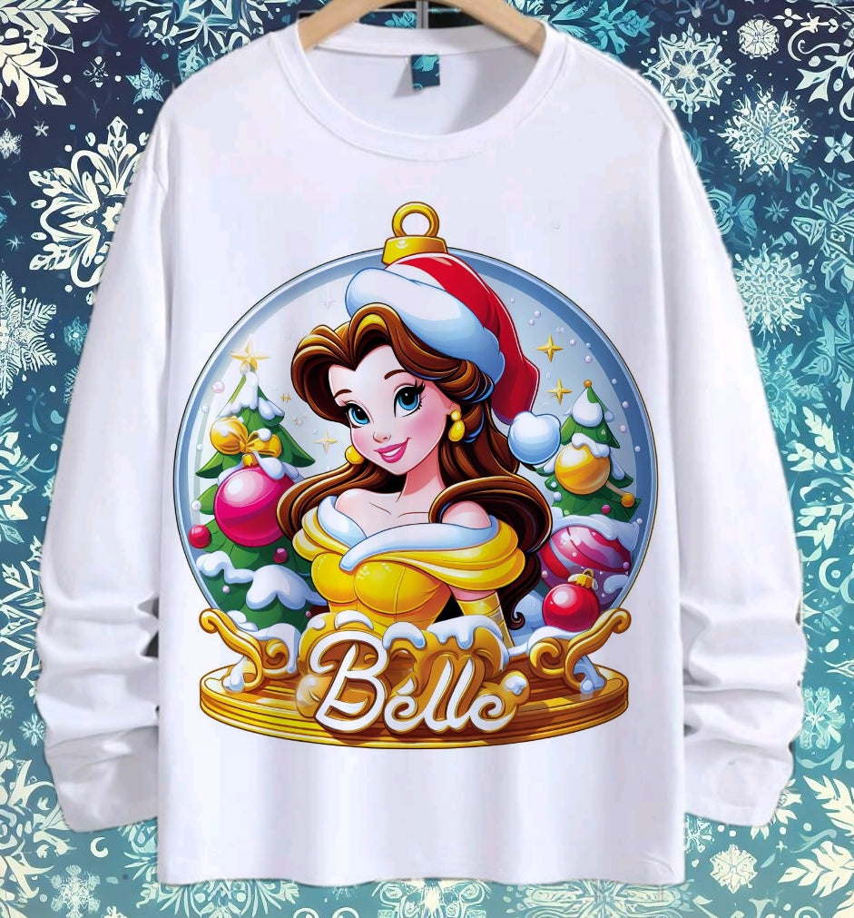 Snoglobe Princess Christmas Sublimation/DTF T-Shirt Bundle