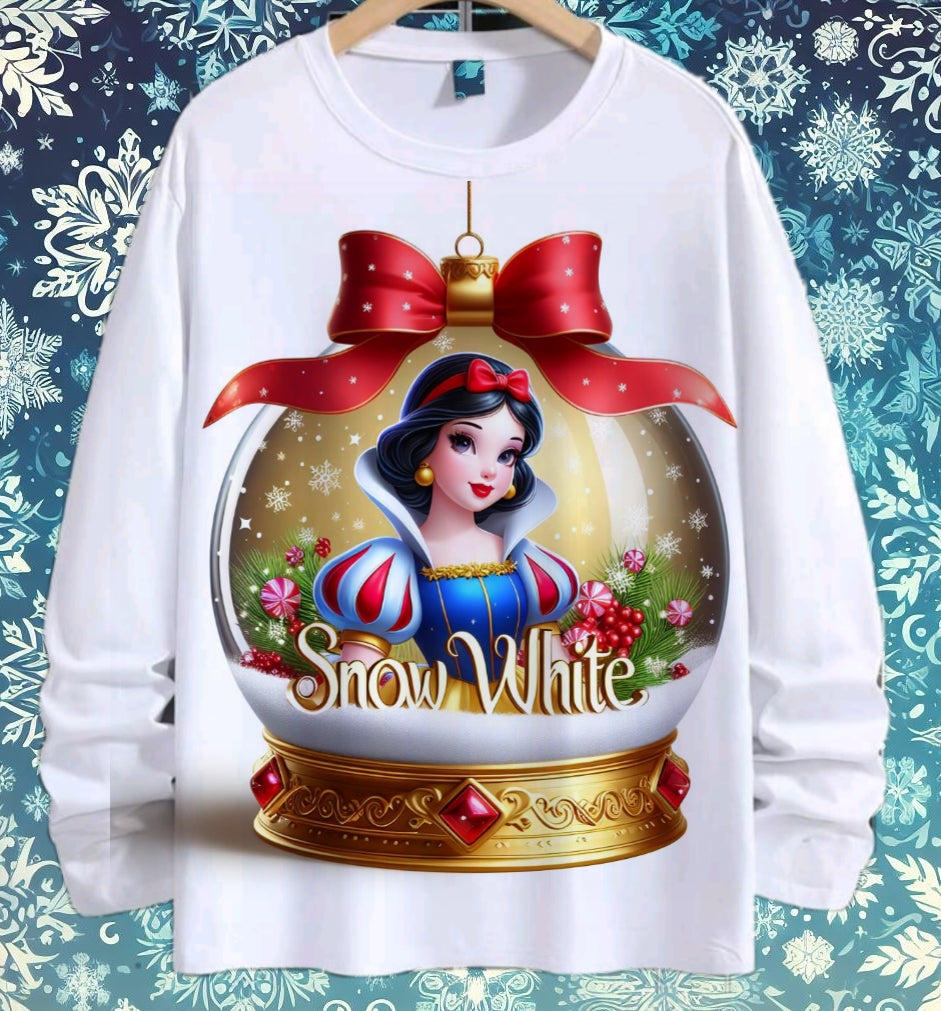 Snoglobe Princess Christmas Sublimation/DTF T-Shirt Bundle