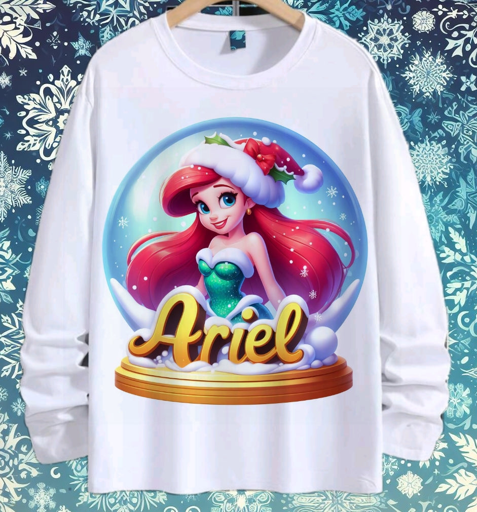 Snoglobe Princess Christmas Sublimation/DTF T-Shirt Bundle