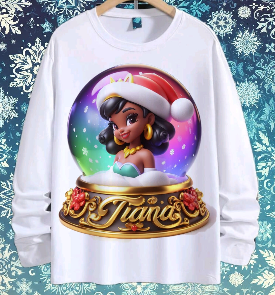 Snoglobe Princess Christmas Sublimation/DTF T-Shirt Bundle