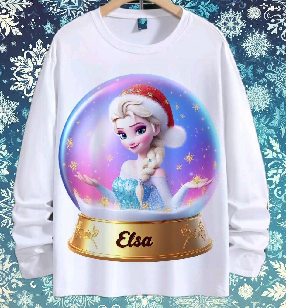 Snoglobe Princess Christmas Sublimation/DTF T-Shirt Bundle