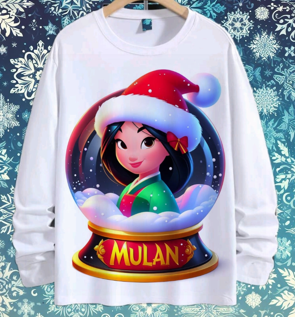 Snoglobe Princess Christmas Sublimation/DTF T-Shirt Bundle