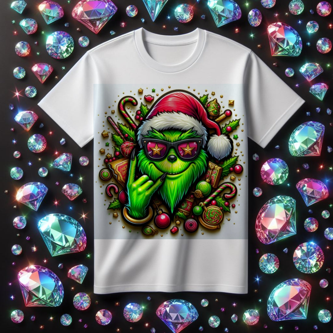 Metallic Grouch Sublimation/DTF T-Shirt Image Bundle