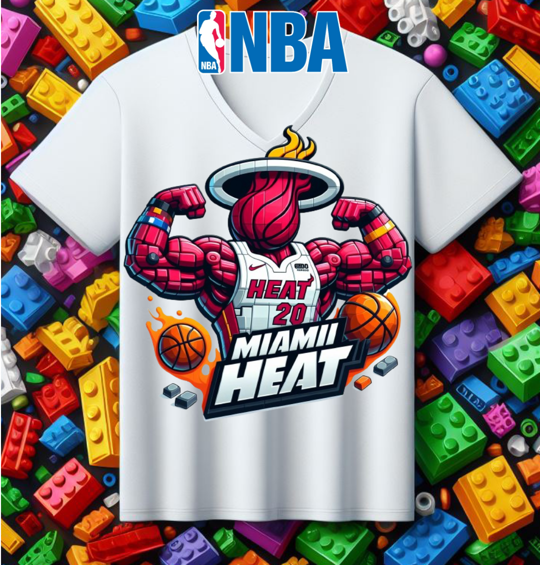 Lego Basketball Sublimation T-Shirt/DTF Image Bundle