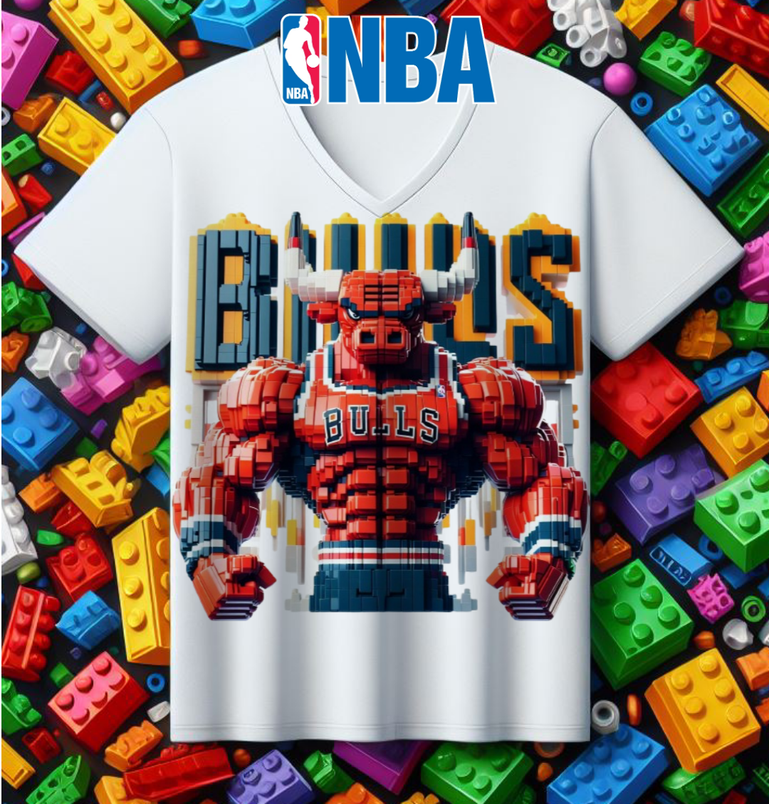 Lego Basketball Sublimation T-Shirt/DTF Image Bundle