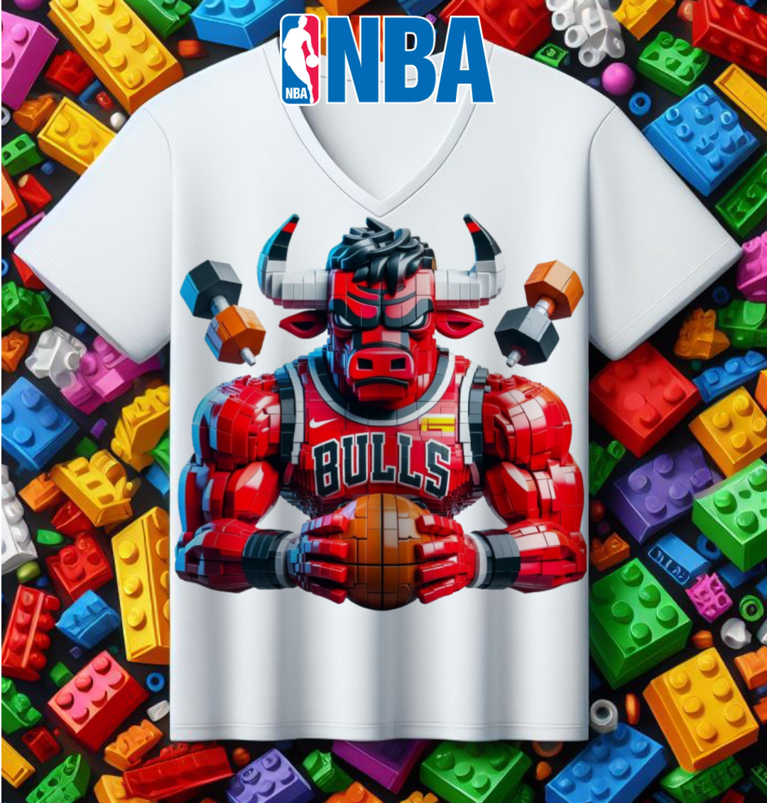 Lego Basketball Sublimation T-Shirt/DTF Image Bundle