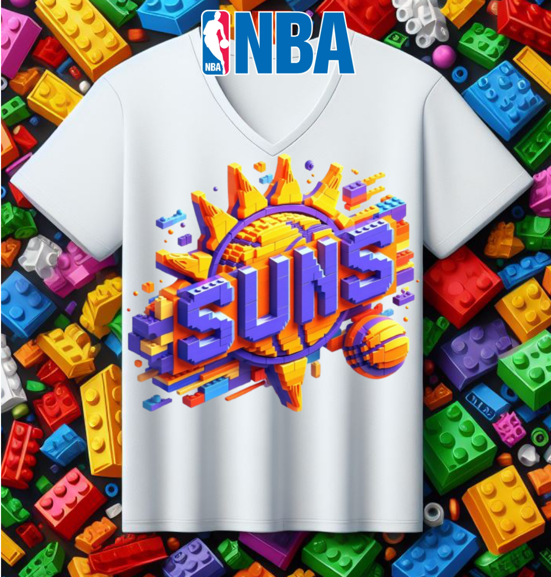 Lego Basketball Sublimation T-Shirt/DTF Image Bundle