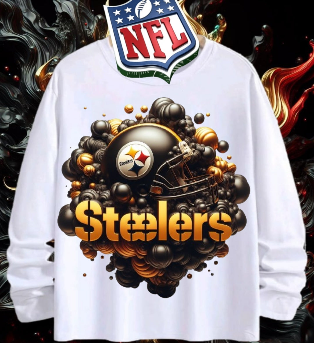 Gold Football Sublimation/DTF T-Shirt Images Bundle