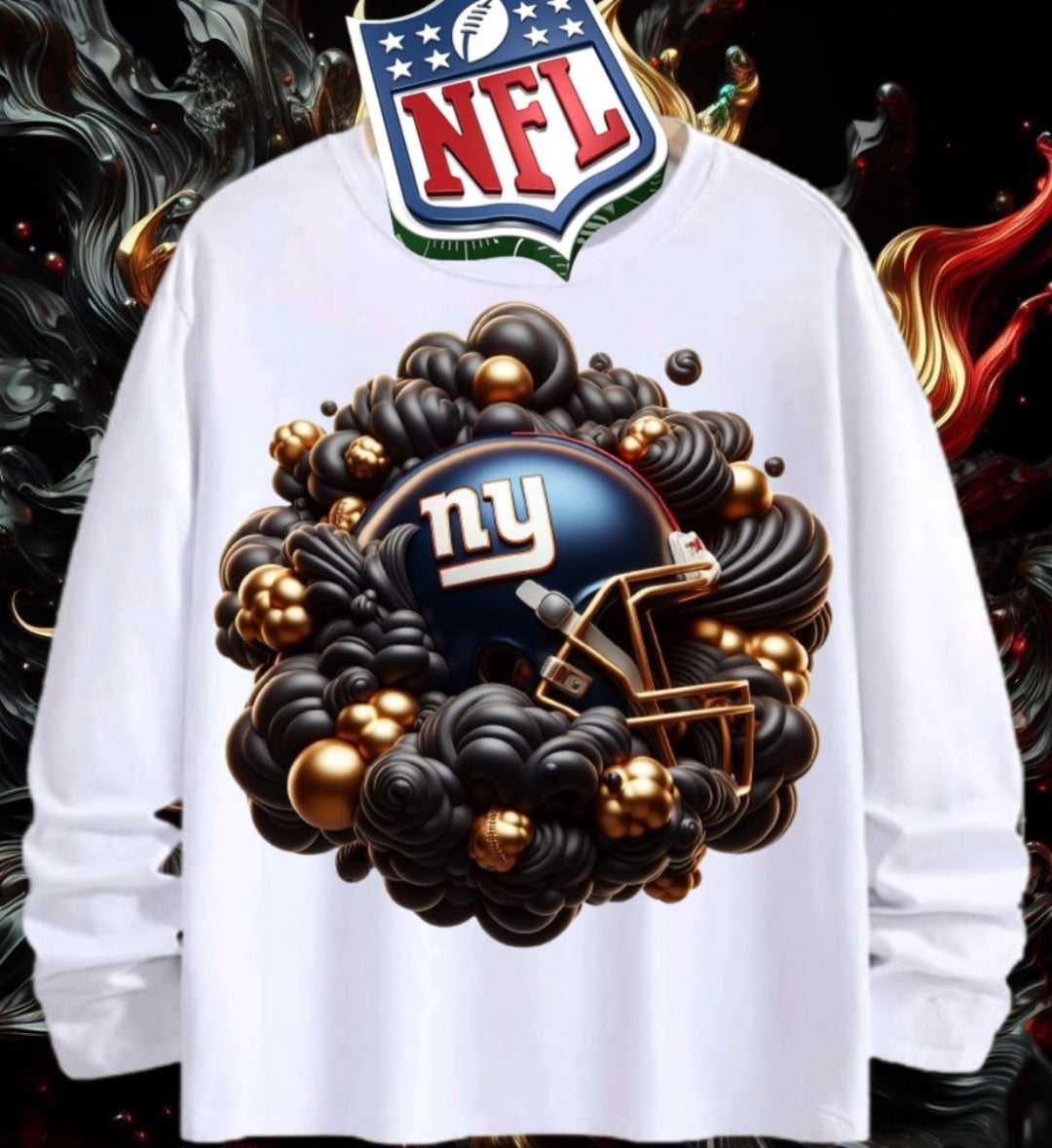 Gold Football Sublimation/DTF T-Shirt Images Bundle