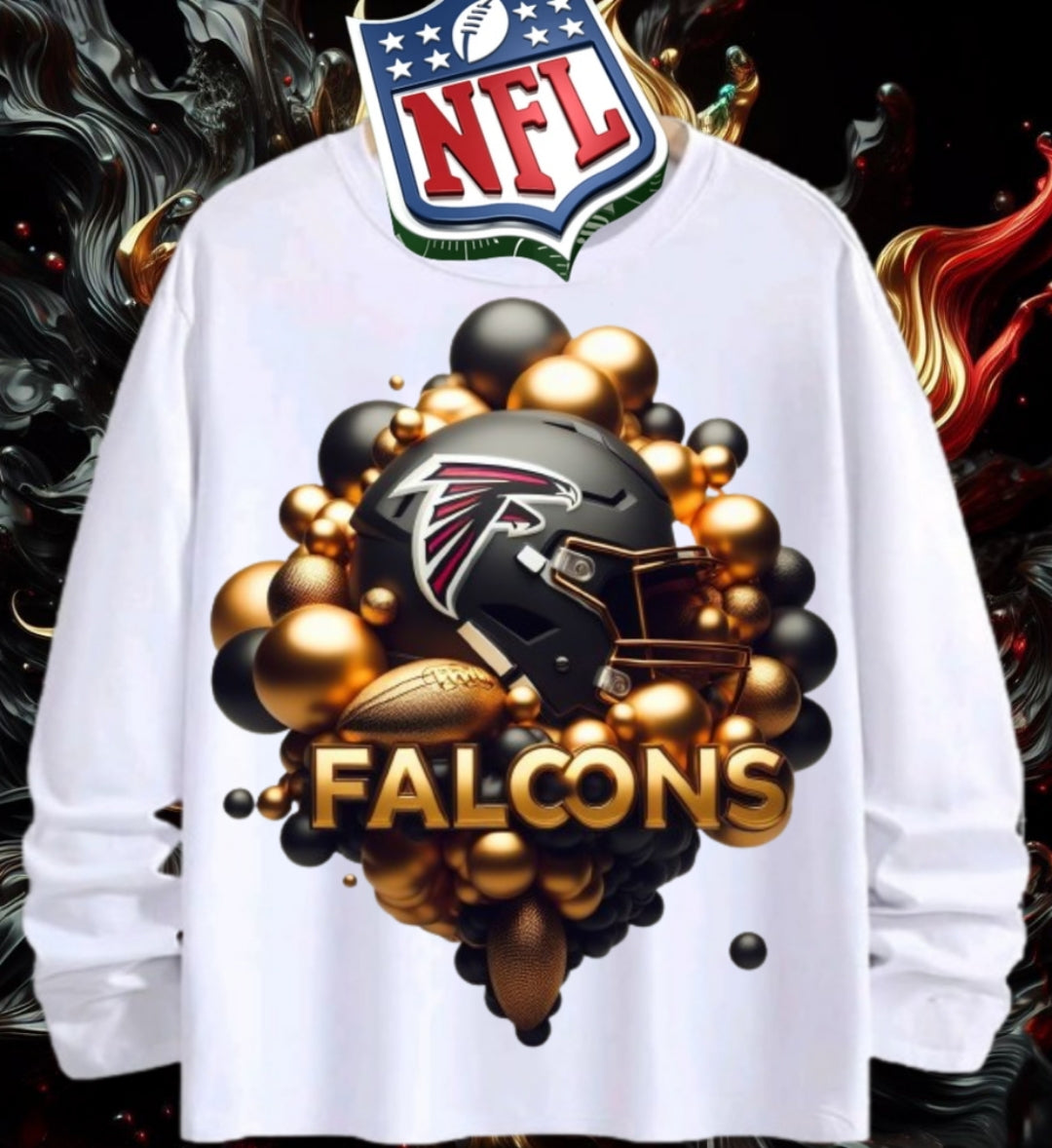 Gold Football Sublimation/DTF T-Shirt Images Bundle