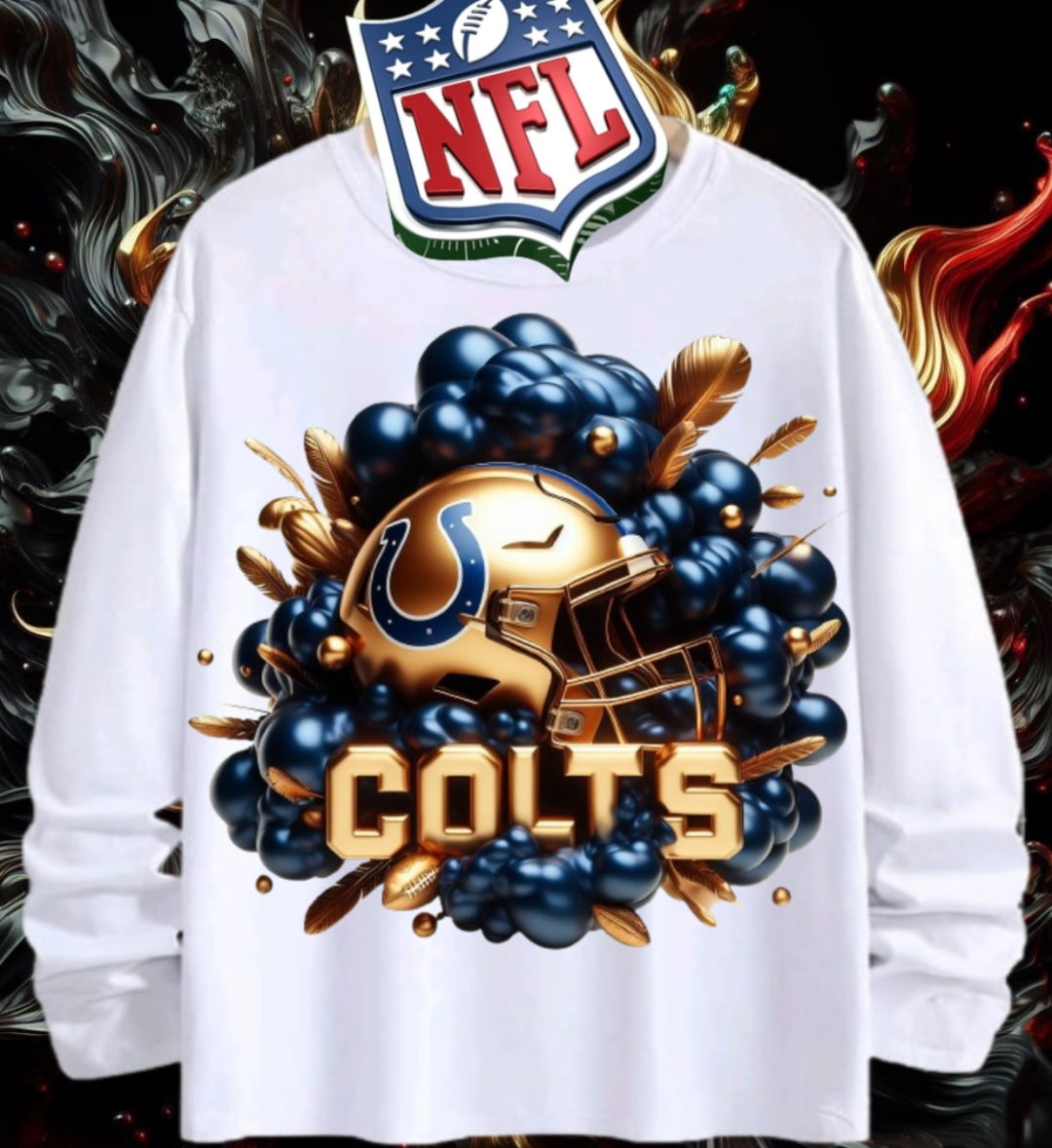 Gold Football Sublimation/DTF T-Shirt Images Bundle