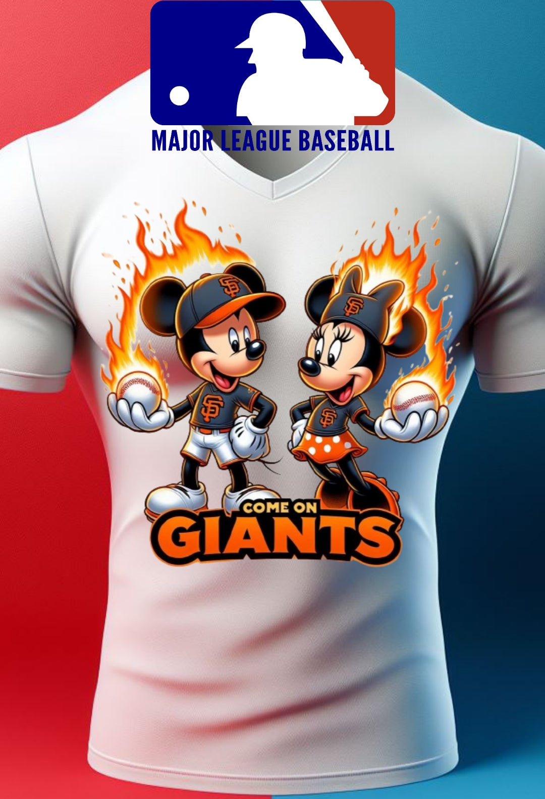 Baseball Mouse Sublimation/DTF T-Shirt Images Bundle