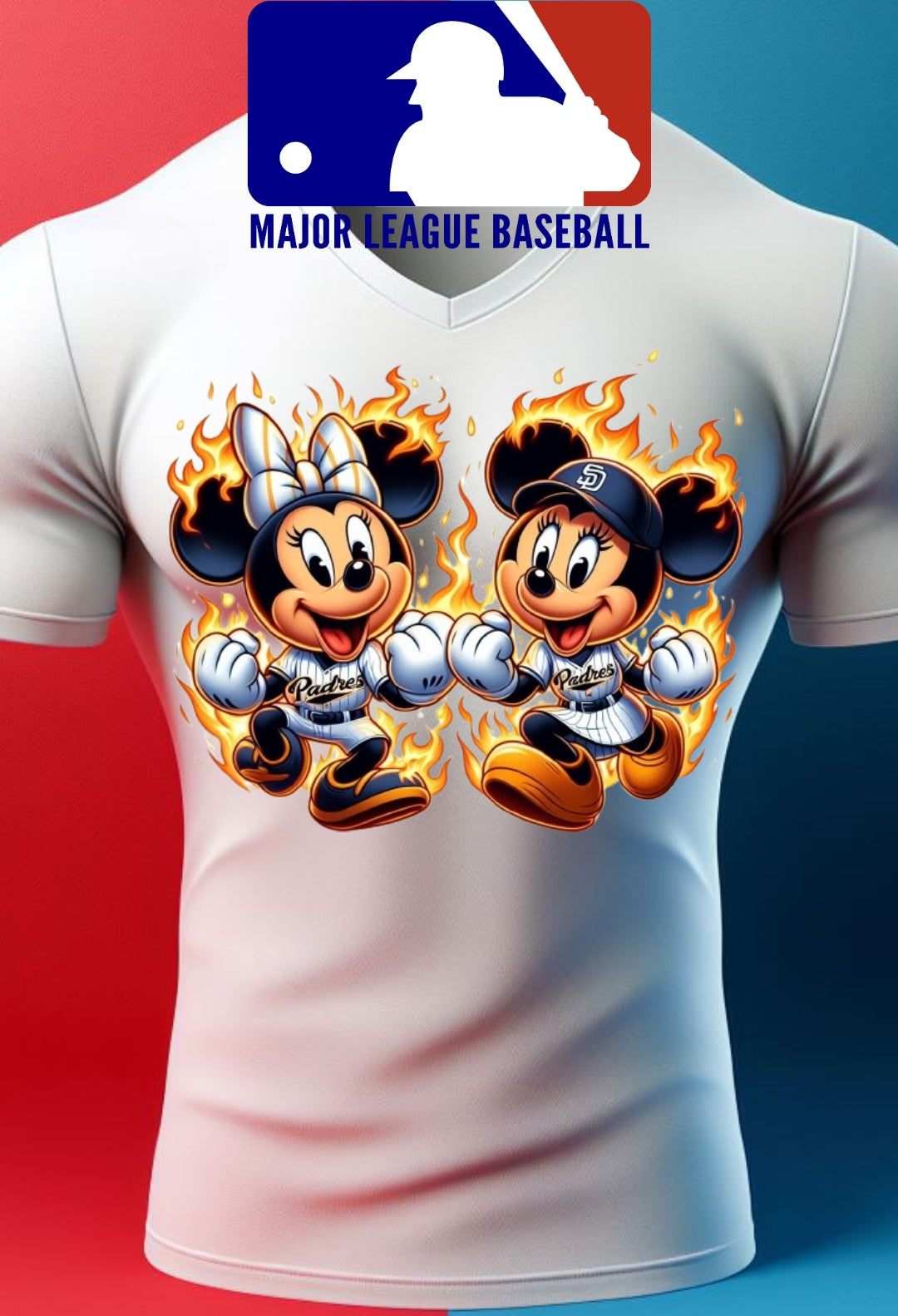 Baseball Mouse Sublimation/DTF T-Shirt Images Bundle