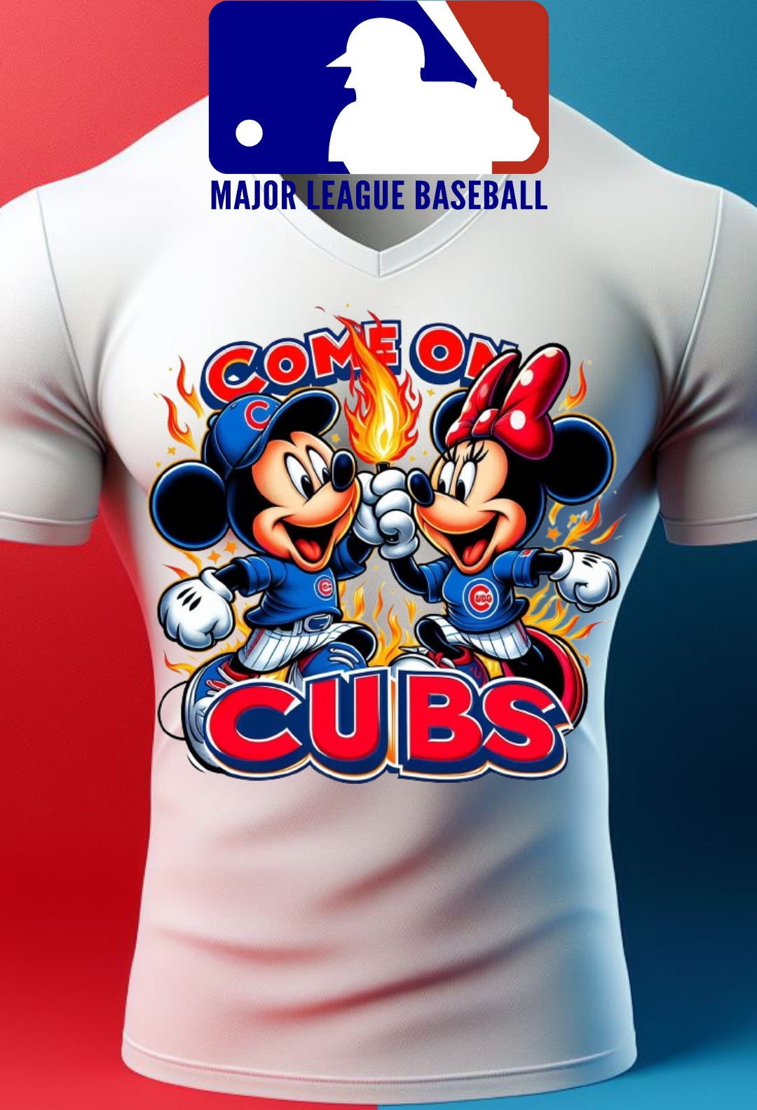 Baseball Mouse Sublimation/DTF T-Shirt Images Bundle