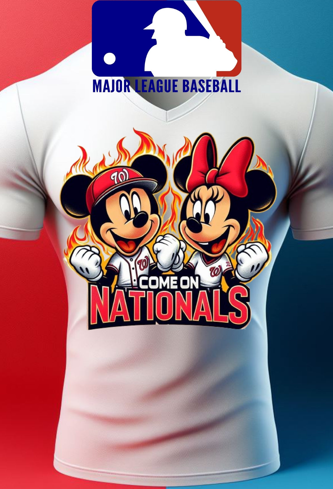 Baseball Mouse Sublimation/DTF T-Shirt Images Bundle