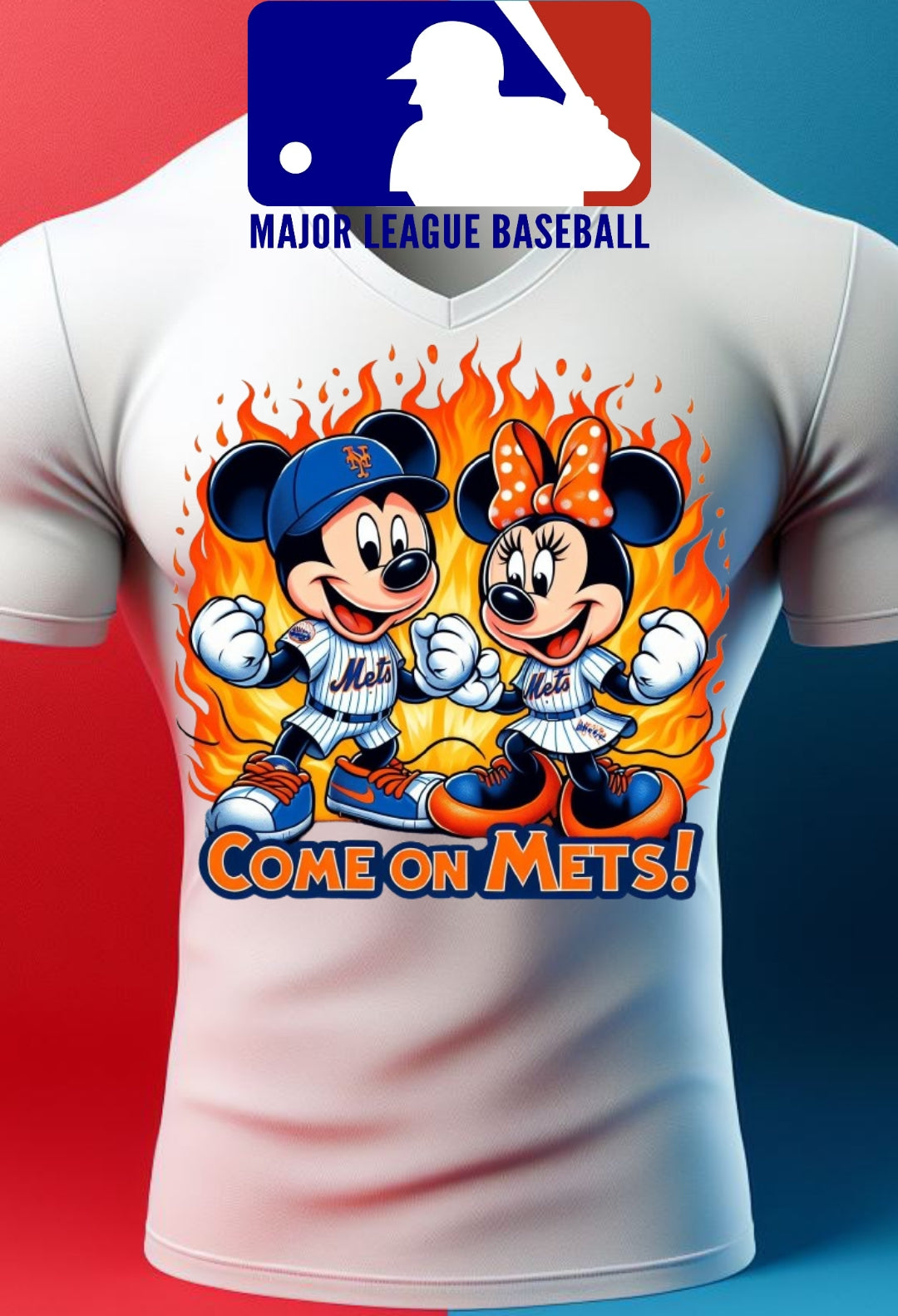 Baseball Mouse Sublimation/DTF T-Shirt Images Bundle