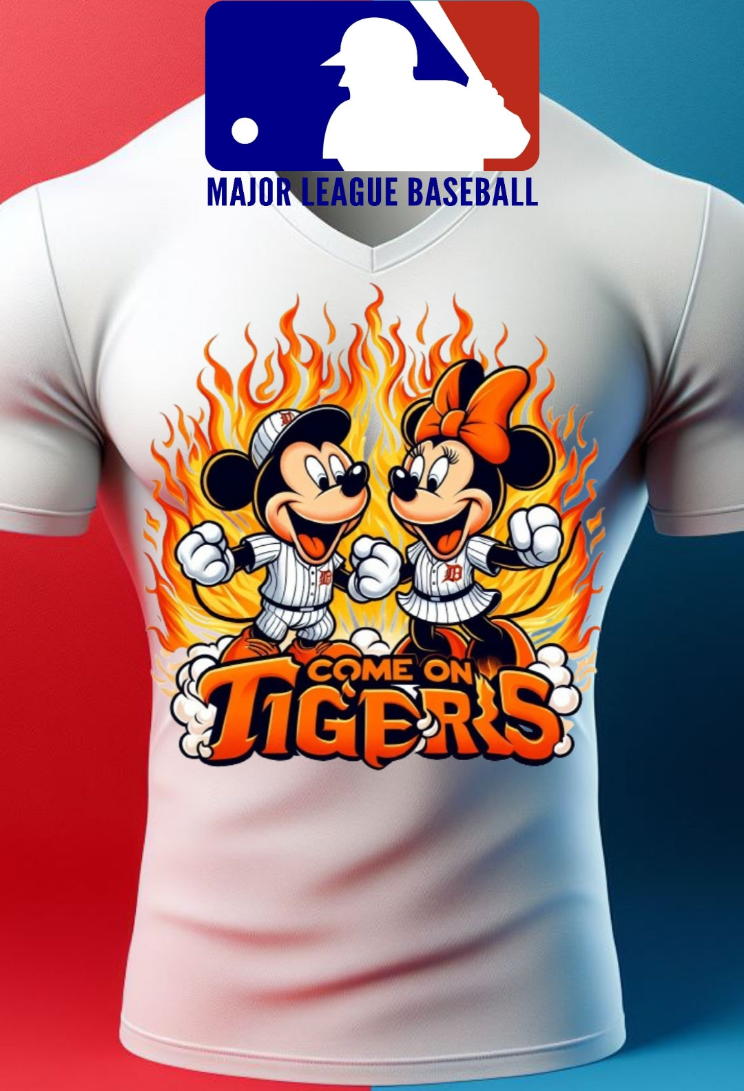 Baseball Mouse Sublimation/DTF T-Shirt Images Bundle