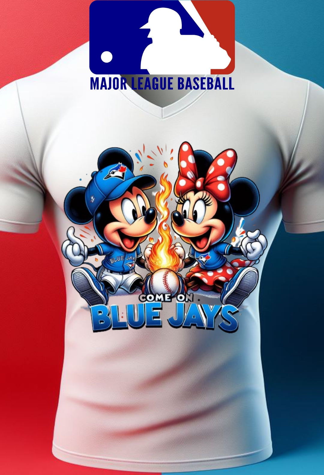 Baseball Mouse Sublimation/DTF T-Shirt Images Bundle