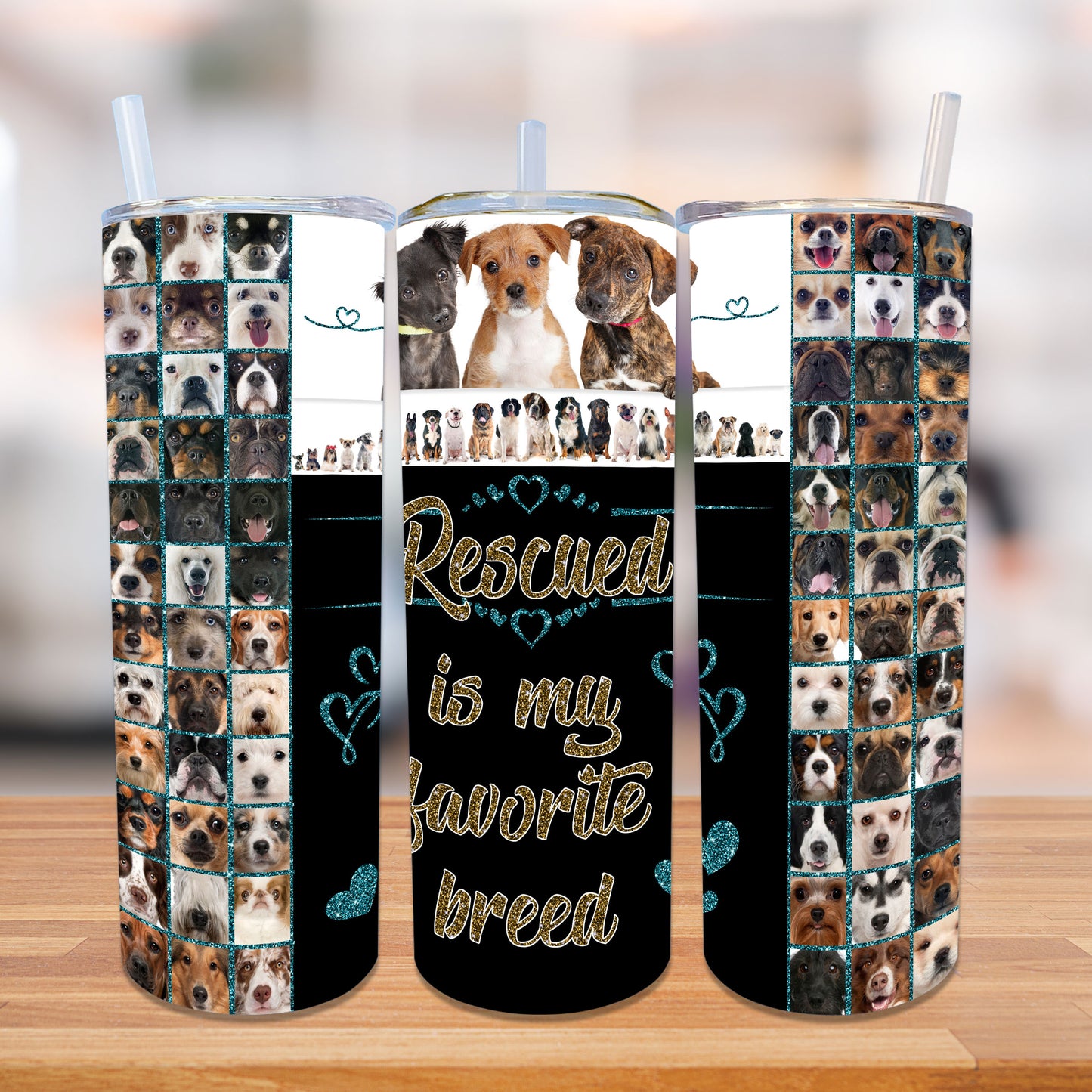 55 Dog Breeds Sublimation Tumbler Images Bundle 20 oz