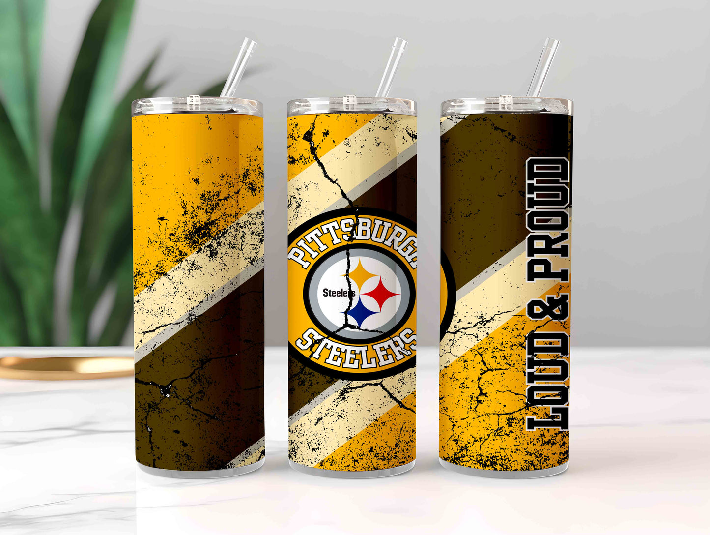 Football 20oz Sublimation Tumbler Image