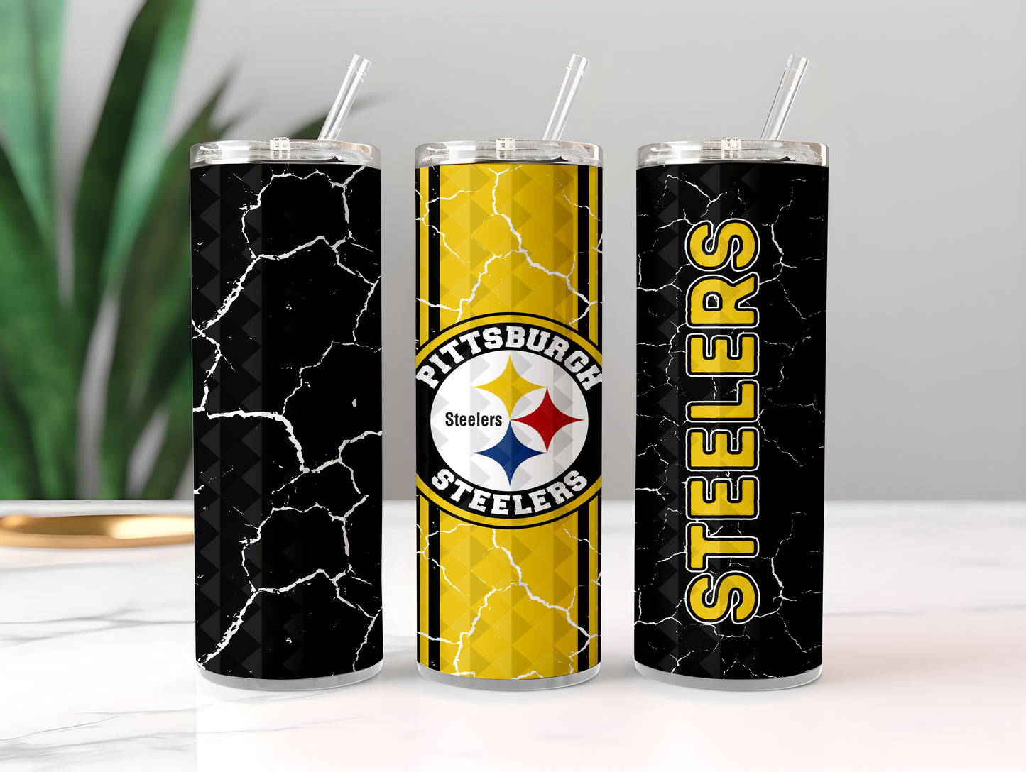 Football 20oz Sublimation Tumbler Image