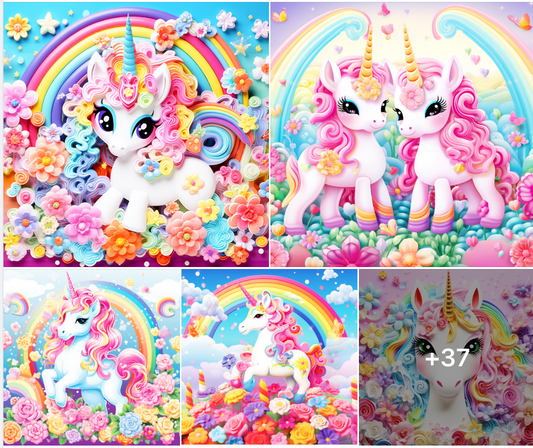 Unicorn Bundle Pack 20oz Sublimation Images