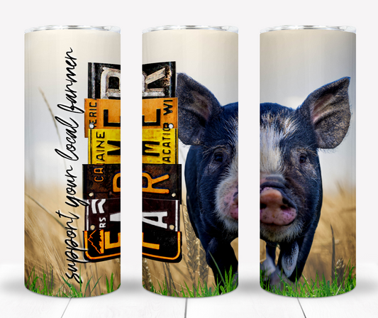 Farmer 20oz Sublimation Tumbler Image