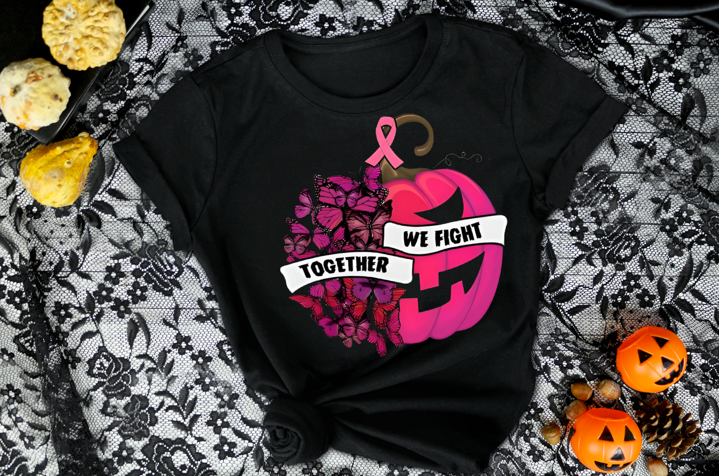 Horror Breast Cancer Sublimation/DTF T-Shirt Image Bundle