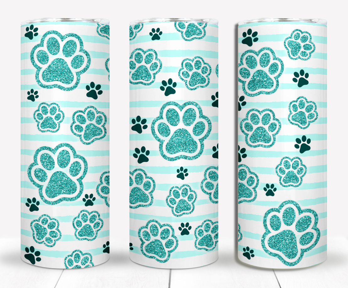 Dog Print 20oz Sublimation Tumbler Image