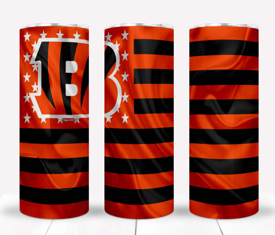 Football 20oz Sublimation Tumbler Image