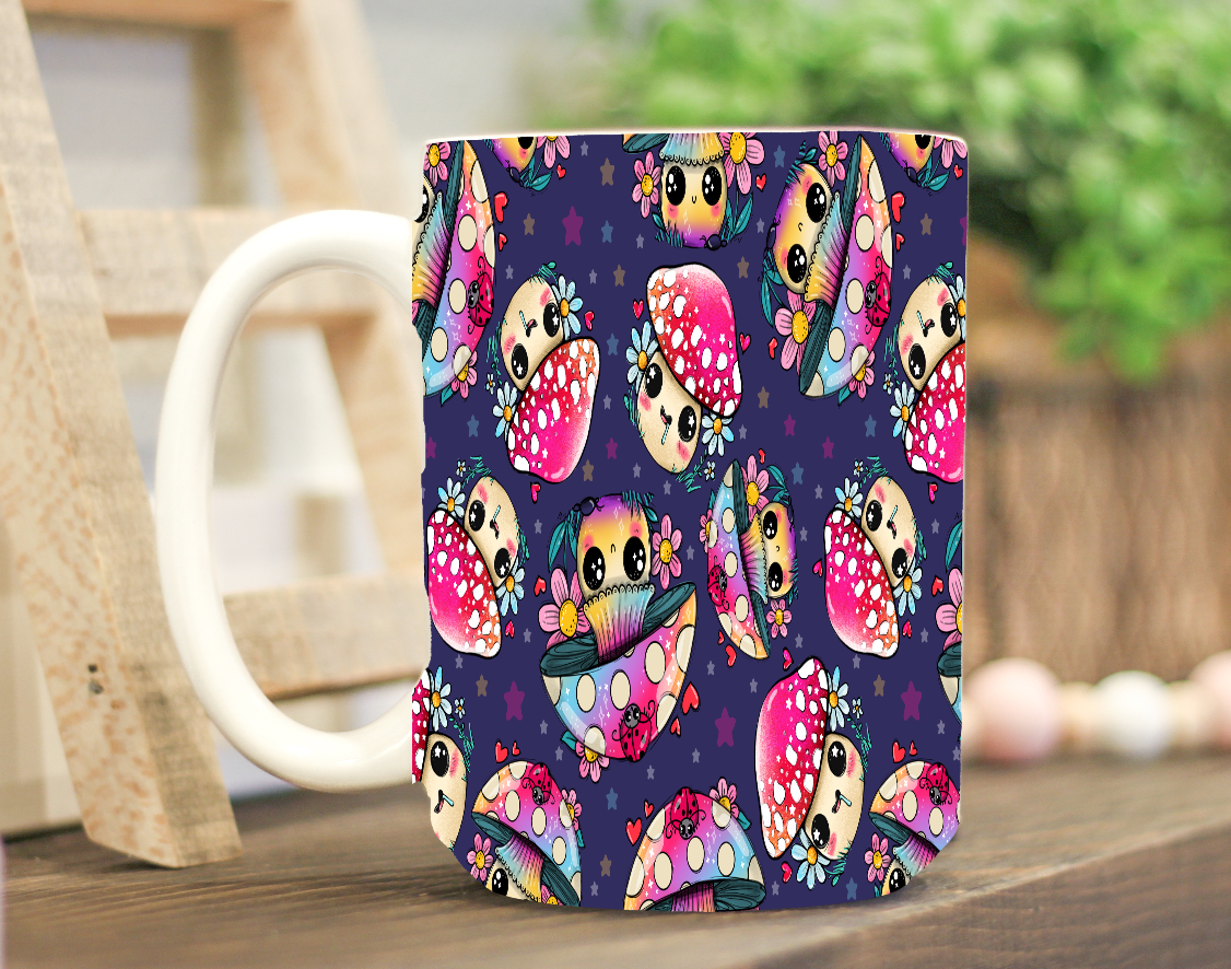 Mushrooms 11/15oz Mug Sublimation Tumbler Image