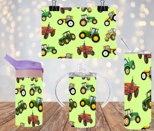 Tractor Sublimation Tumbler Image