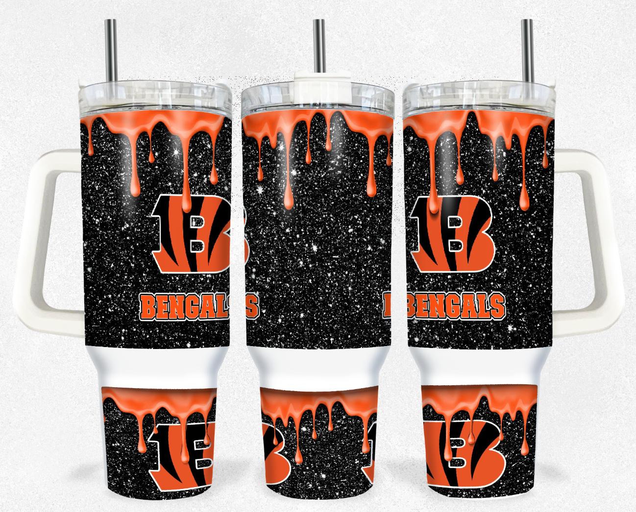 Football Sublimation Tumbler Image 40oz