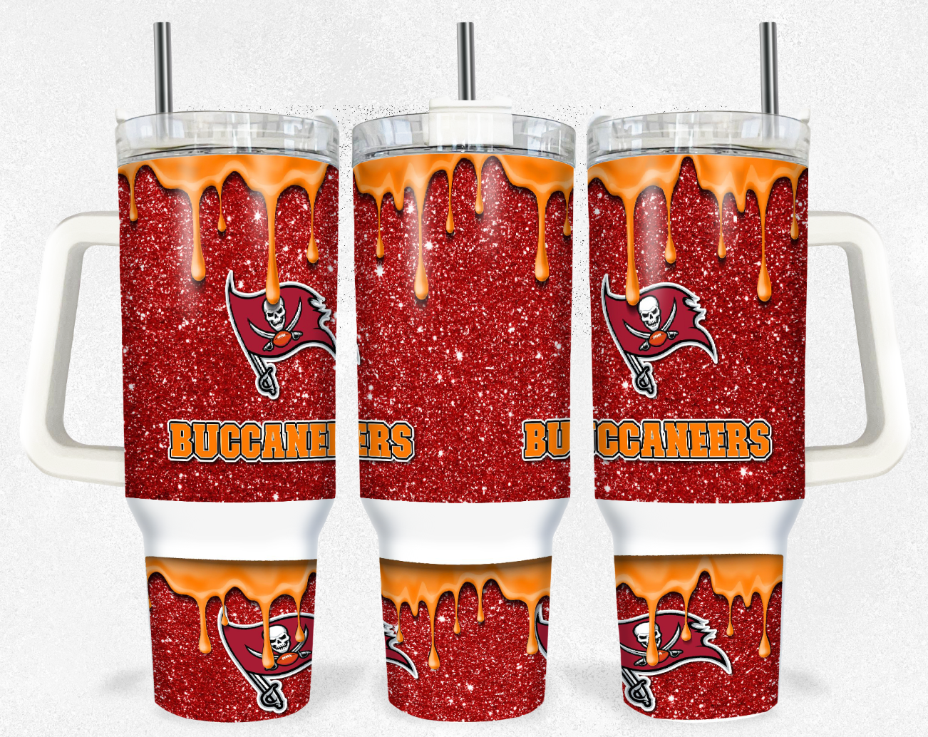 Football Sublimation Tumbler Image 40oz