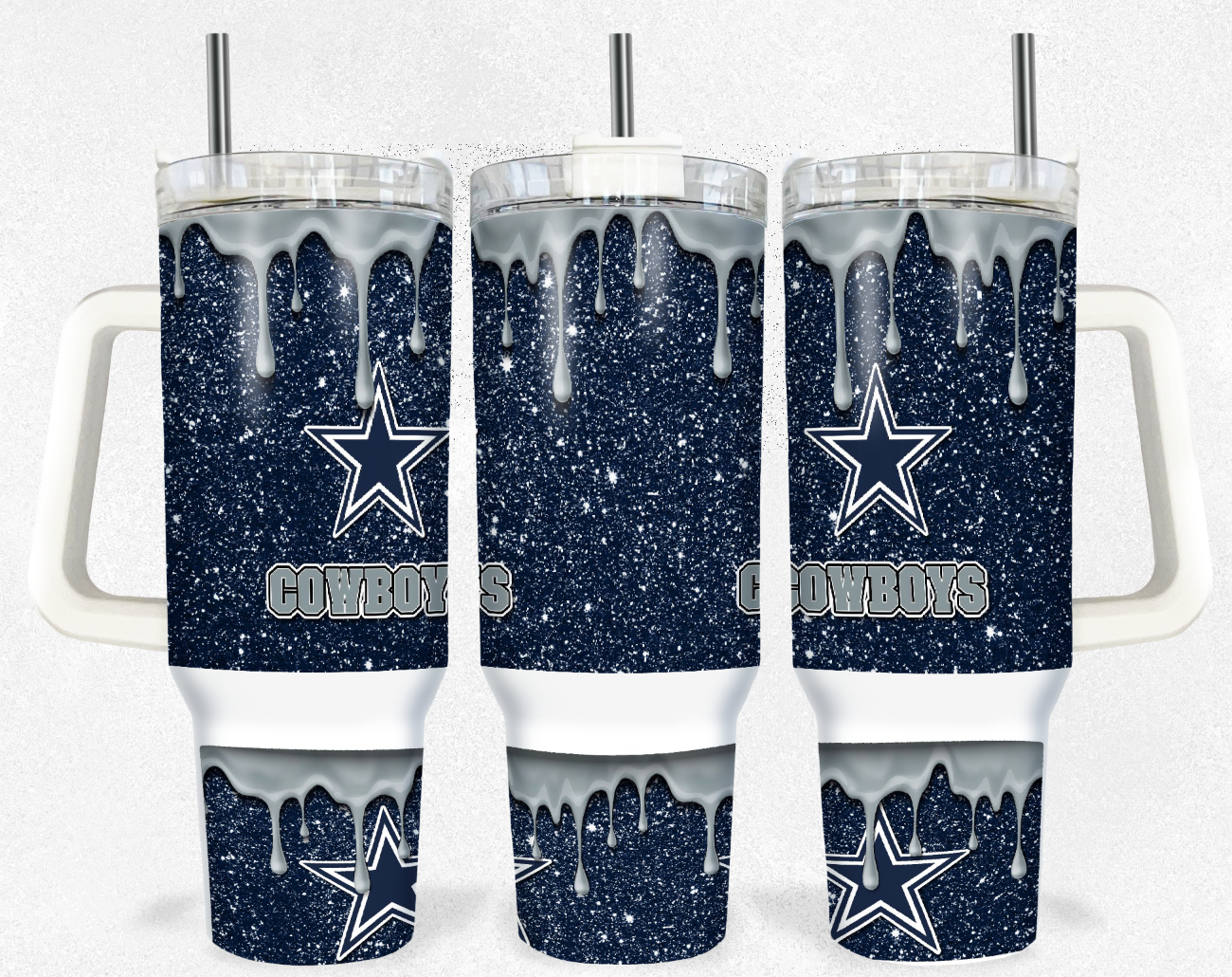 Football Sublimation Tumbler Image 40oz