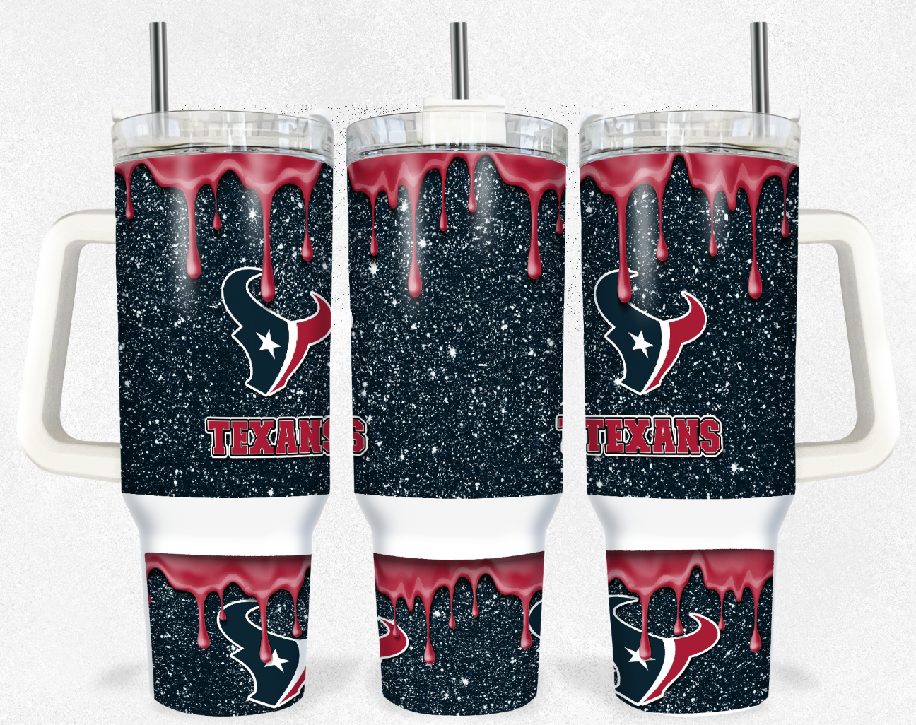 Football Sublimation Tumbler Image 40oz