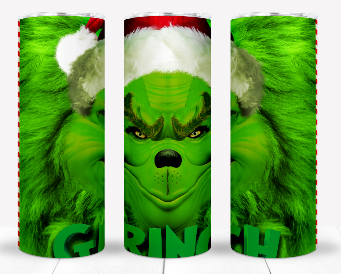 Christmas Grouch Sublimation 20oz Tumbler Image