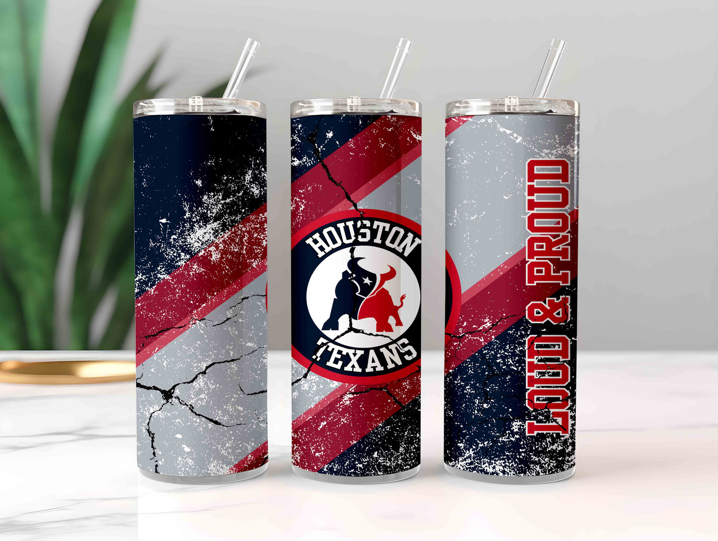 Football 20oz Sublimation Tumbler Image