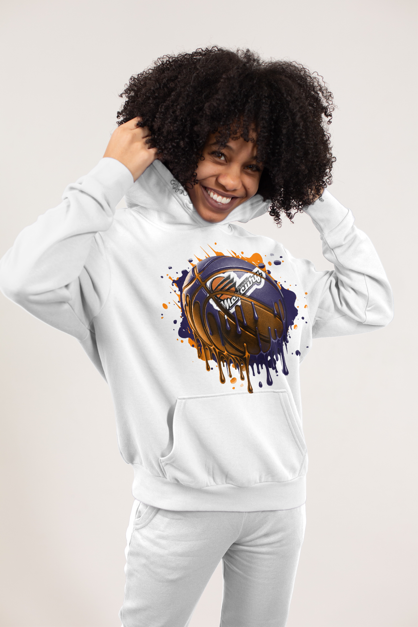 Women's Drip Basketball Sublimation/DTF T-shirt Images