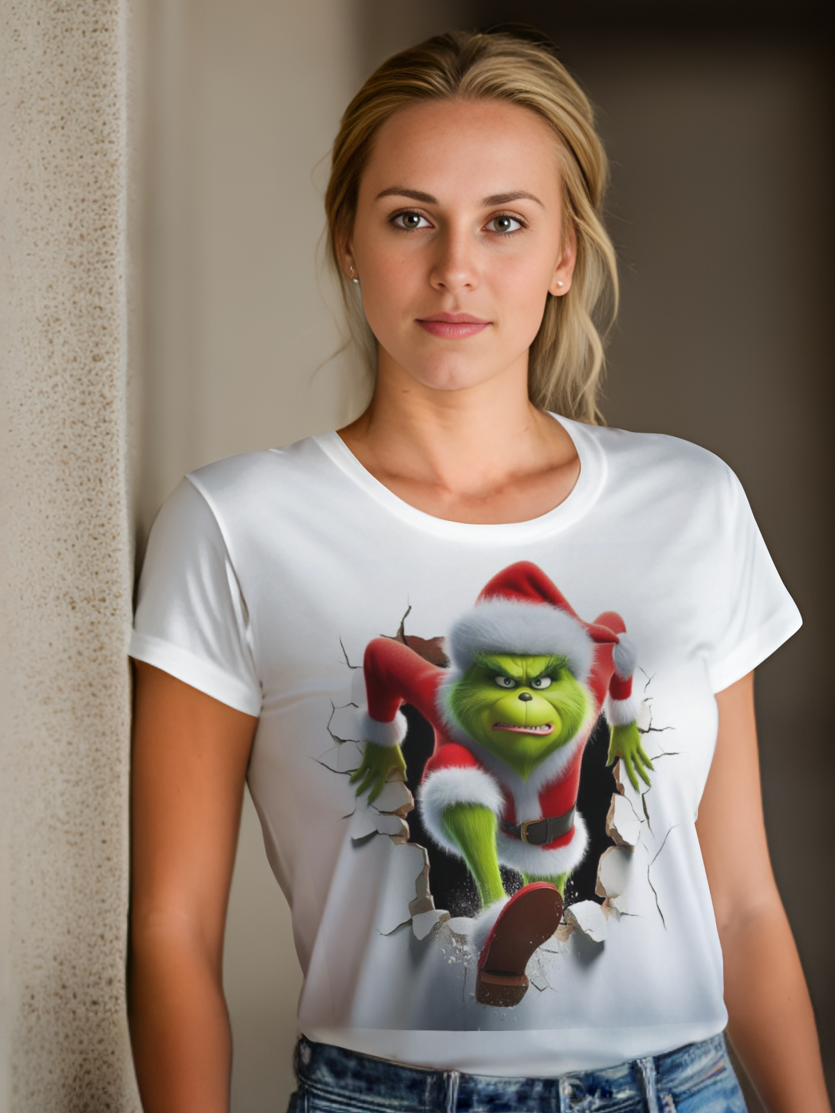 3D Christmas Grouch Sublimation/DTF Image