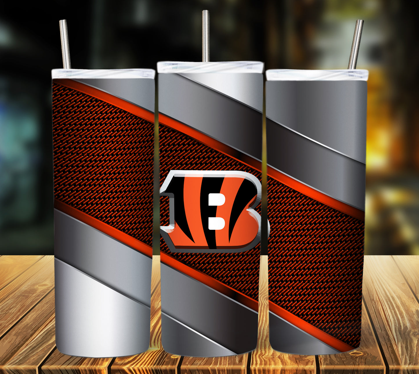 Football 20oz Sublimation Tumbler Image