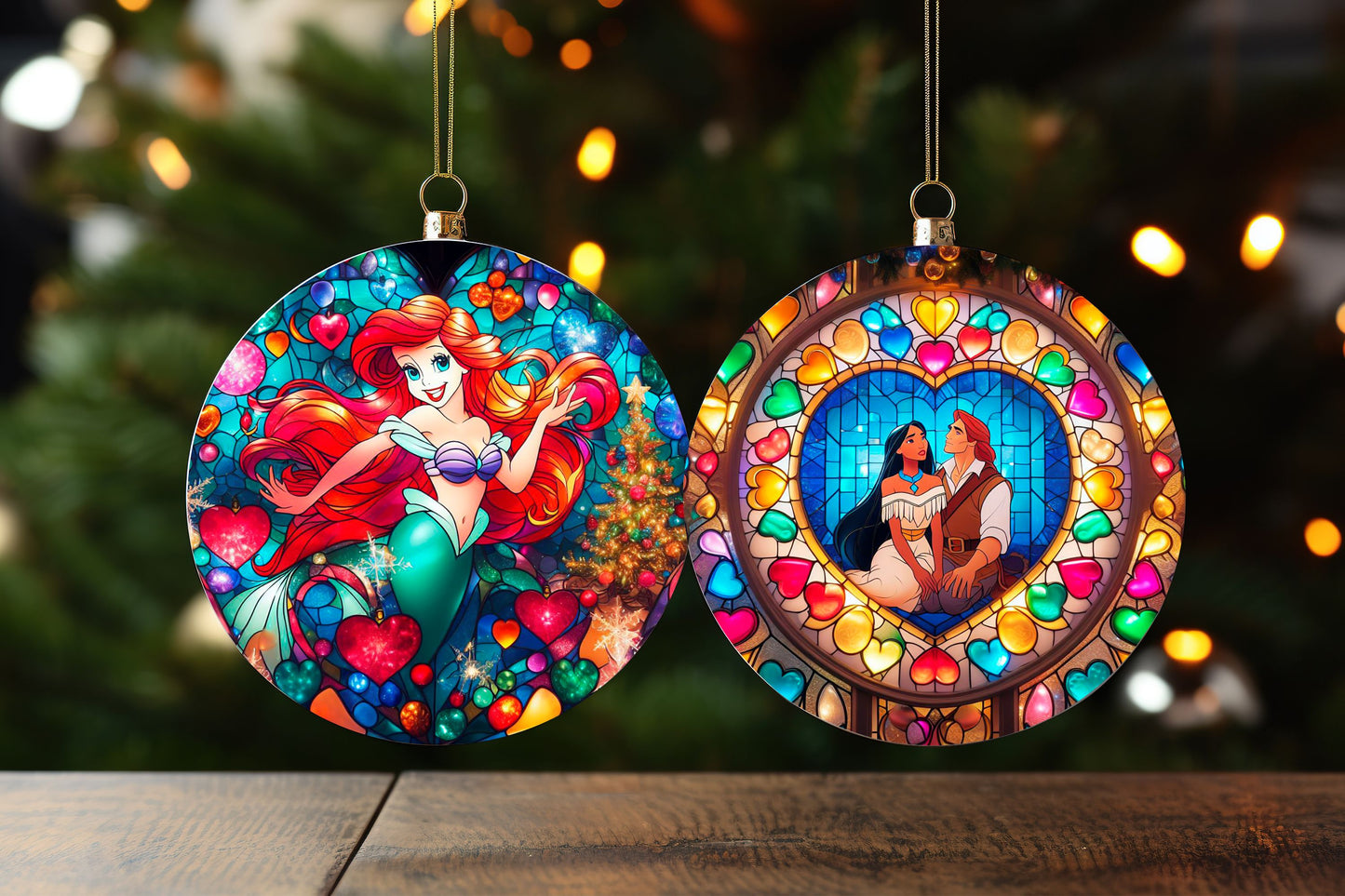 100+ Christmas Sublimation Ornament/Car Coaster Images Bundle